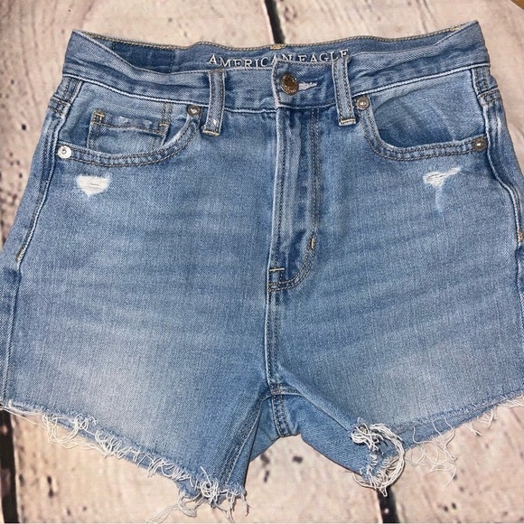 American eagle cut off denim shorts 00 - Picture 4 of 4
